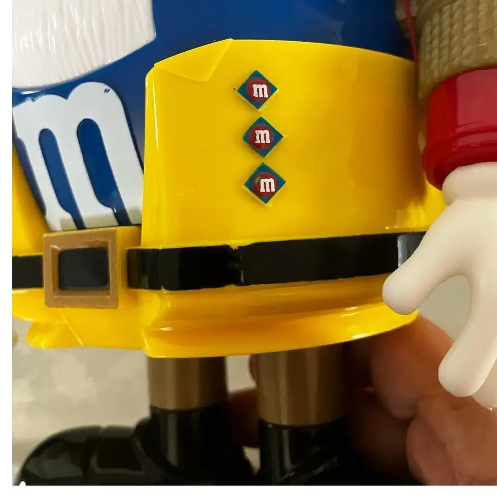 M&M's World Nutcracker Candy Dispensers Set of 3 Red Blue Yellow Christmas
